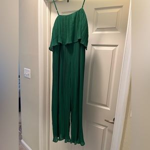 Green jumpsuit